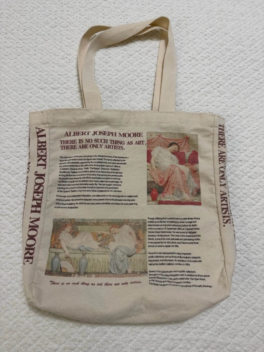 Albert Joseph Moore Canvas Tote Bag